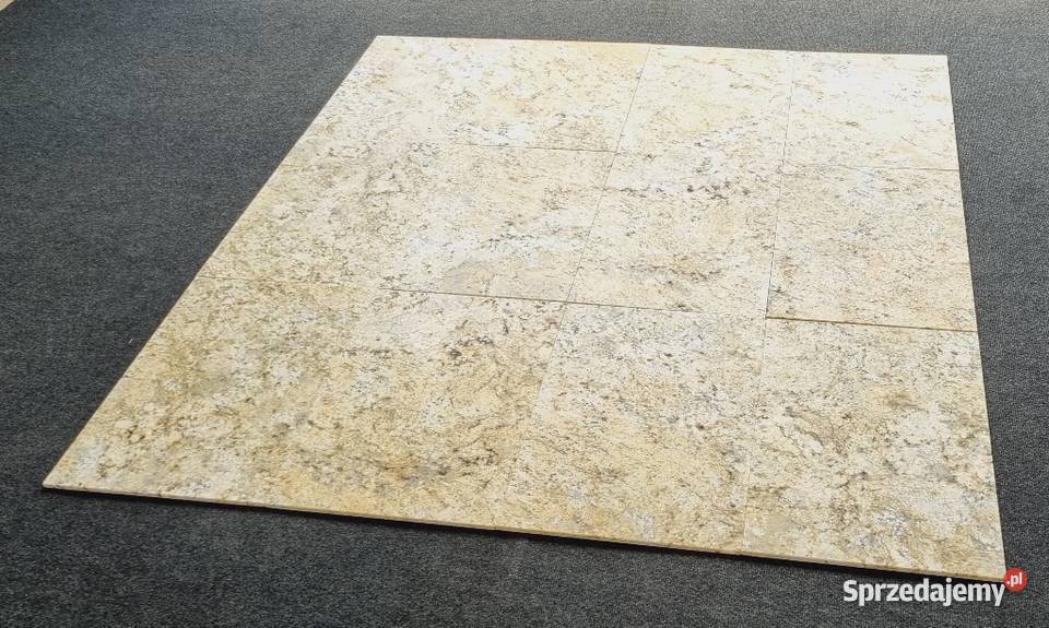 Płytki Madura Gold szczotkowane matowe na balkon Bielawa