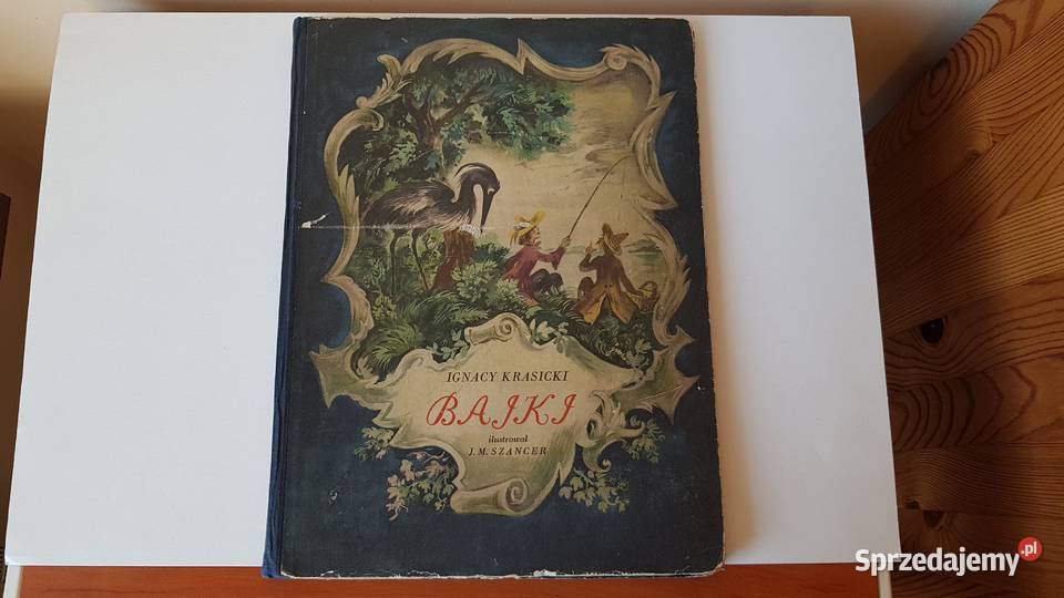 Ignacy Krasicki Bajki il JM Szancer wyd 1951 Książki i Podręczniki