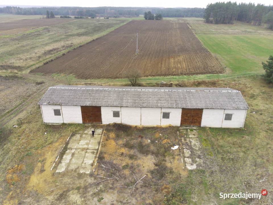 Załuki działka z halą