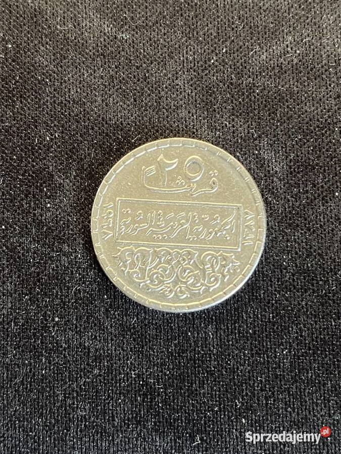 Moneta Syria 25 Piastrów 1968r UNC Marki