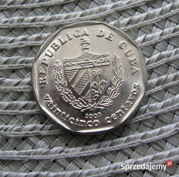 Kuba 25 Centavo 2003r Kalisz