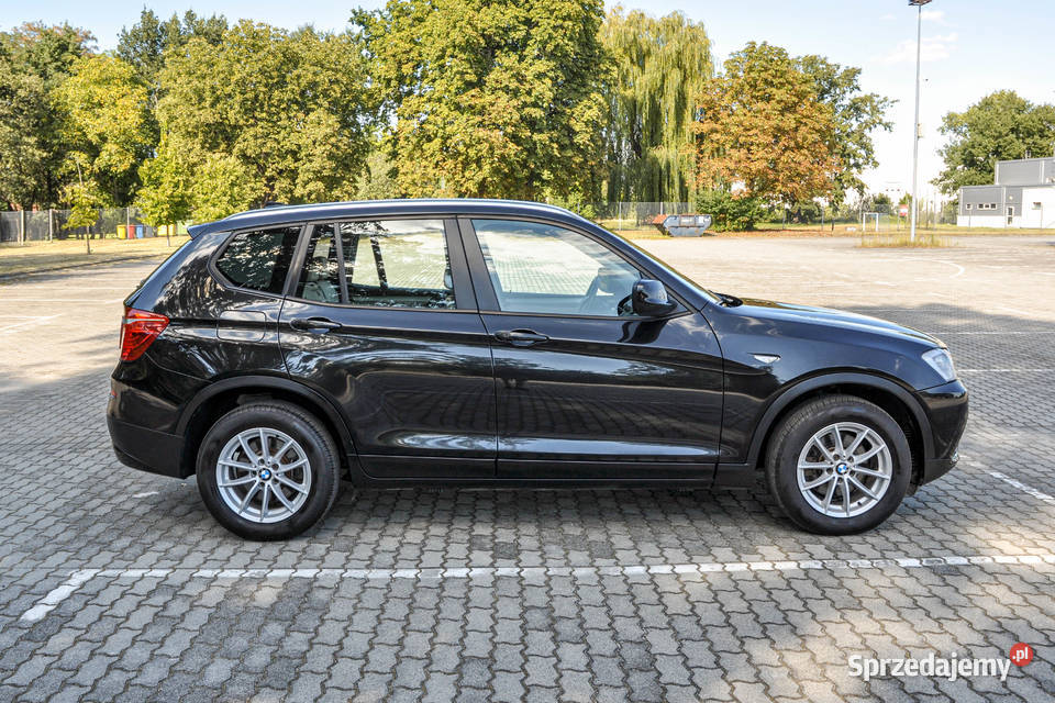 BMW X3 2014 r Skóry Automat Salon 163 184KM dolnośląskie Wrocław