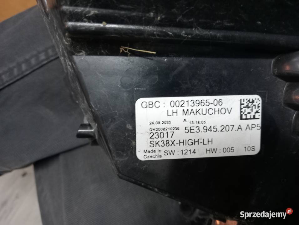 Skoda led tył lampa 4 IV kombi śląskie Godów