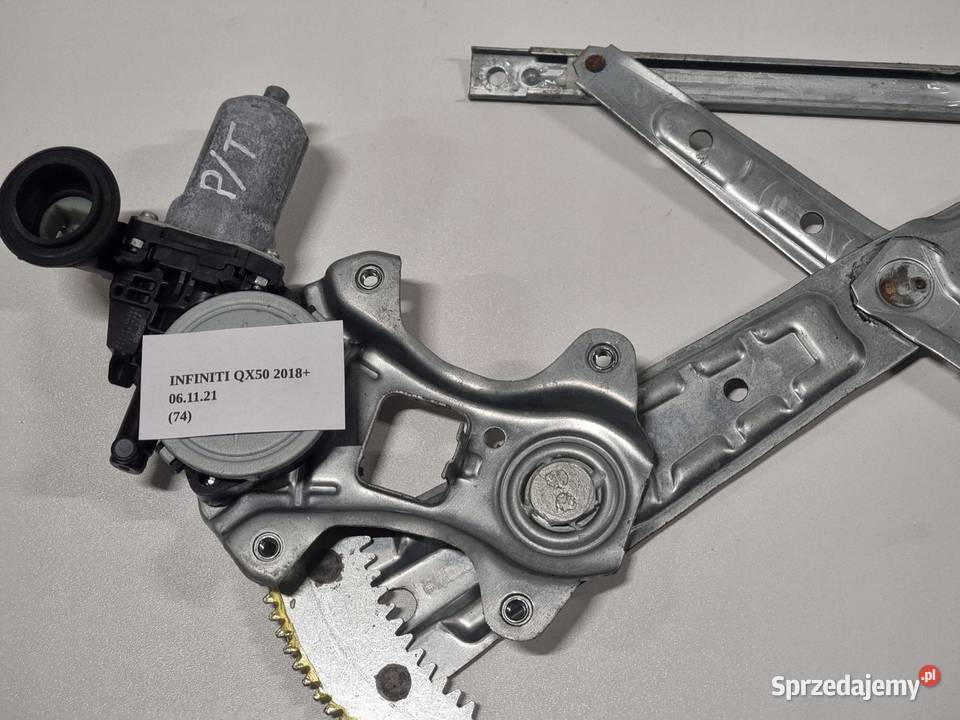 MECHANIZM PODNOŚNIK SZYBY PT INFINITI QX50 2018 wyposażenie elektryczne Nowy Tomyśl
