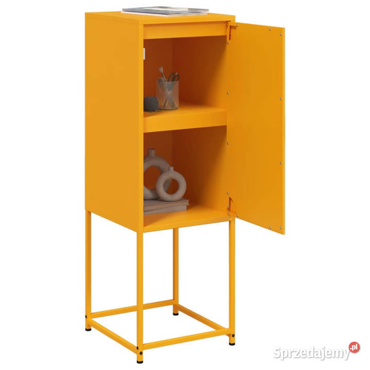 Szafka musztardowa 36x39x107 stalowa WM846533 Pozostałe mazowieckie Warszawa