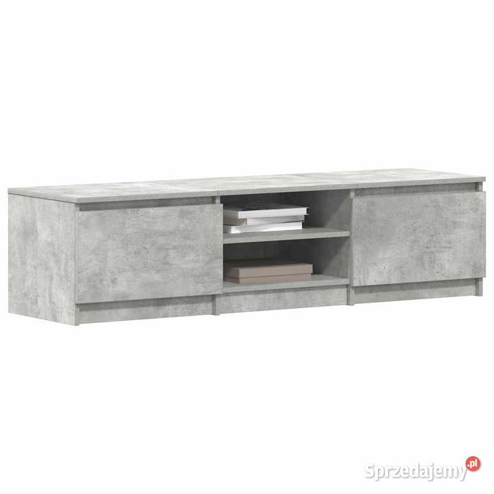 vidaXL Szafka pod TV betonowy szary 140x40x355 Warszawa