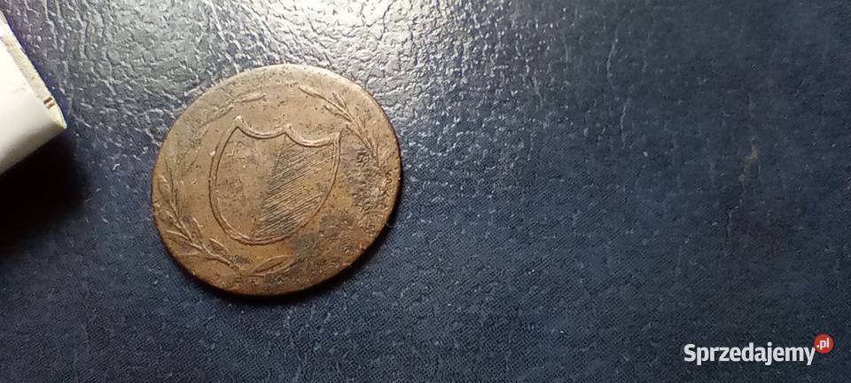 Stare monety 1 fenig 1819 Niemcy Lesko