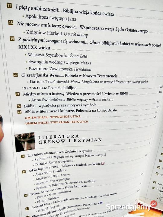 Zrozumieć tekst człowieka 11 polski podręcznik Warszawa sprzedam