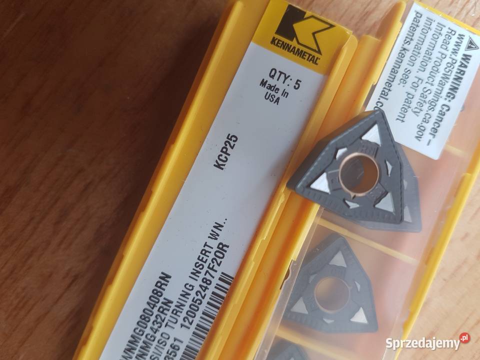 Płytka tokaraka WNMG080408 KENNAMETAL KCP25