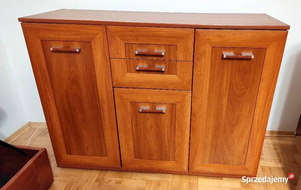 Meblościanka z szafą komoda 323cm Gorlice
