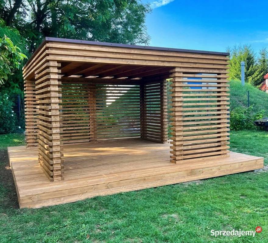 Nowoczesna Altana Ogrodowa 45x45m Altanka