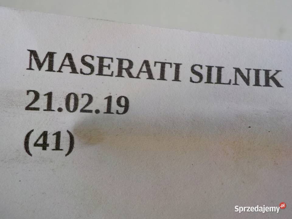 BAGNET MIARA OLEJU MASERATI GHIBLI 30D smarowanie silnika Nowy Tomyśl