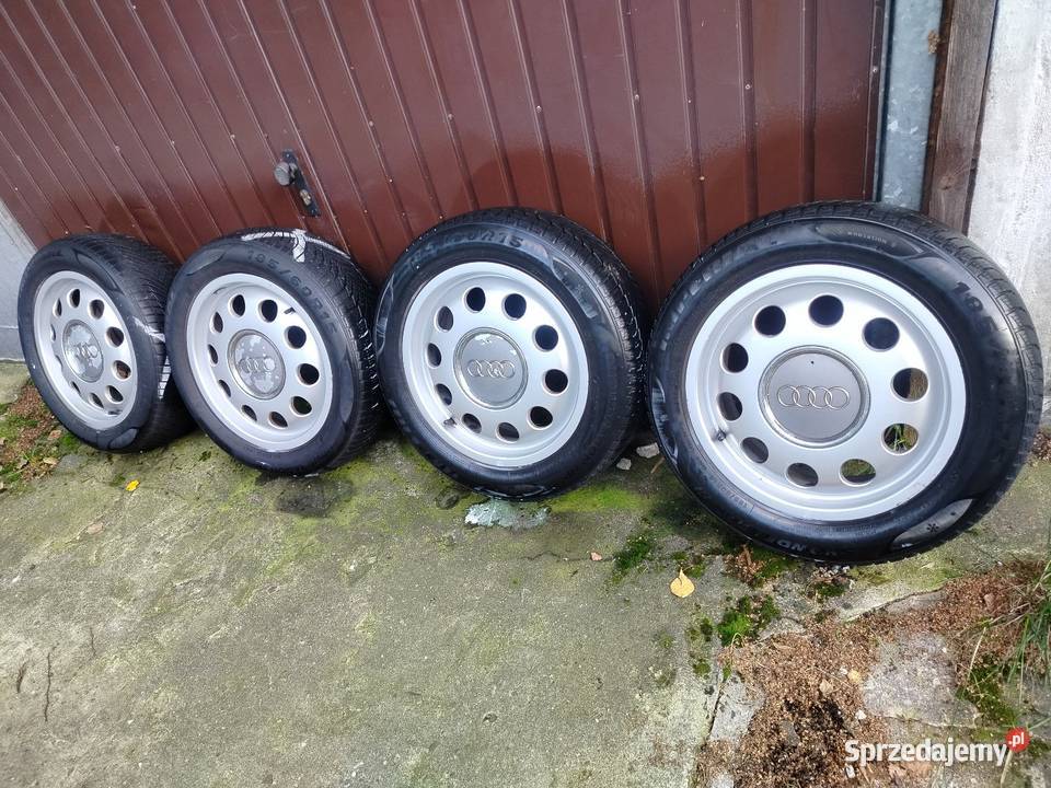 Felgi 15 5 x 100 Audi A3 8L ładne z dekielkami Skarżysko-Kamienna sprzedam