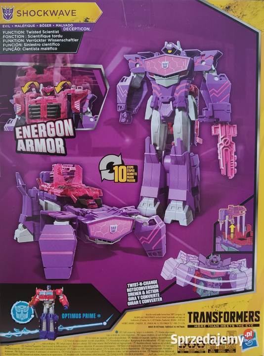 Figurka Transformers Shockwave CYBERVERSE Mogilany
