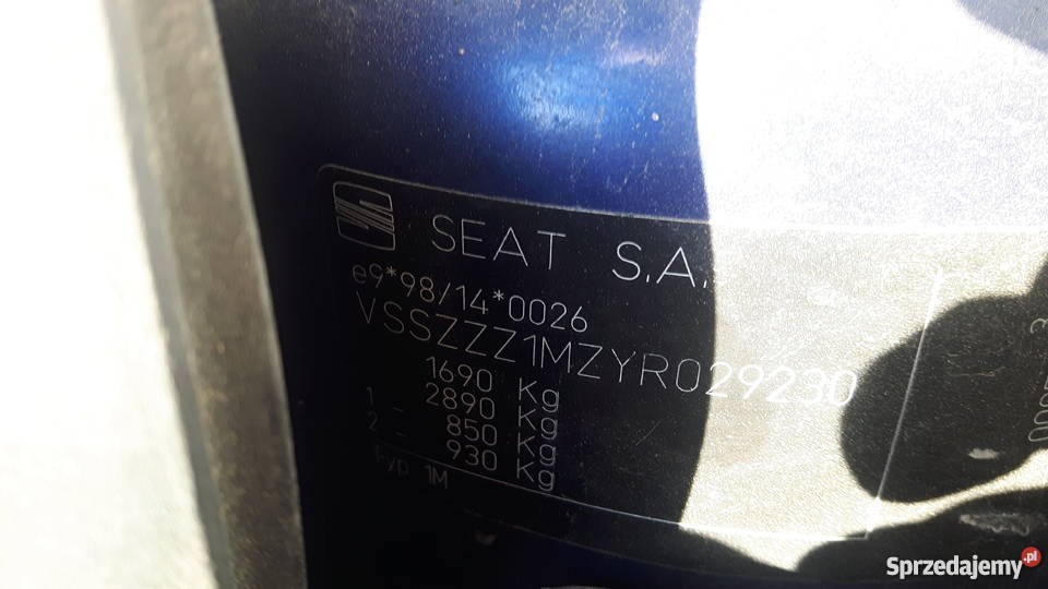 Seat Leon 16 sr Zarejestrowany w Polsce małopolskie Kraków sprzedam