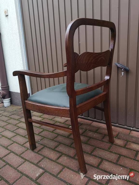 Stary Fotel Krzesło ARTDECO Dębowy Gabinetowy Meble Swarzędz sprzedam