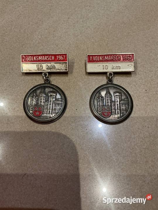 Stary Medal I VOLKSMARSCH 1967 I Marsz Ludowy Nowa Sól sprzedam