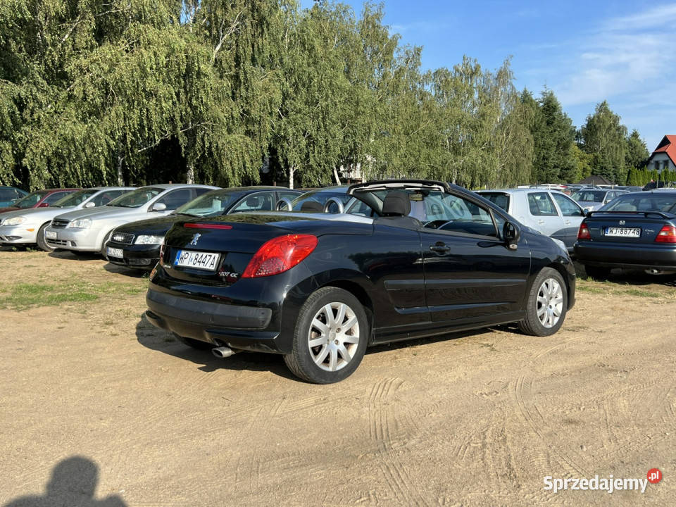 Peugeot 207 CC 16 Benzyna 120 2008r Z Sprawną 120KM Warszawa sprzedam