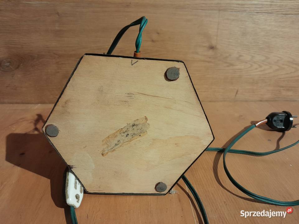 Stara lampka imitacja lampy naftowej zabytek PRL Dąbrowa Górnicza