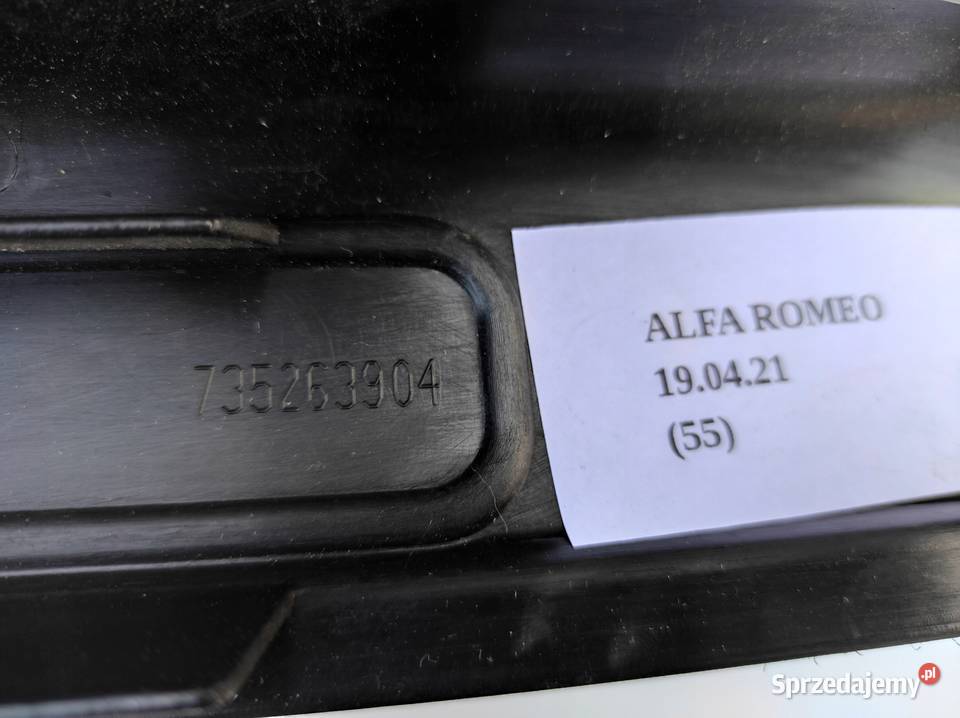 LISTWA PROGOWA NAKŁADKA L ALFA ROMEO 147 937 3D osobowe Karoseria Nowy Tomyśl