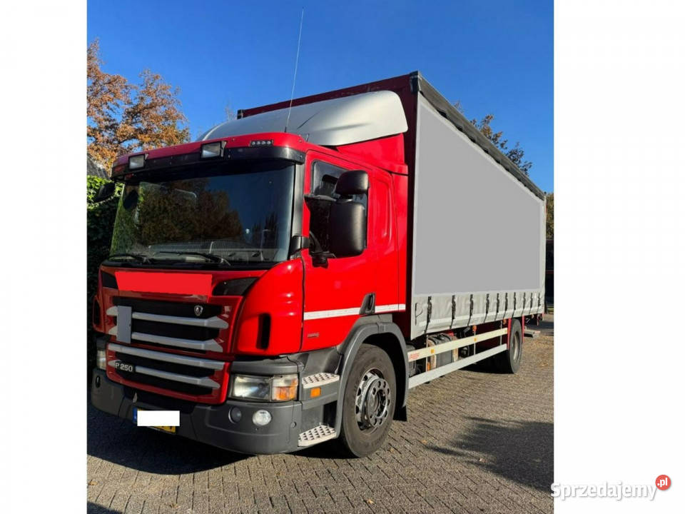 Scania P250 Euro 6 sypialna firanka 18pal winda mazowieckie Góra Kalwaria sprzedam