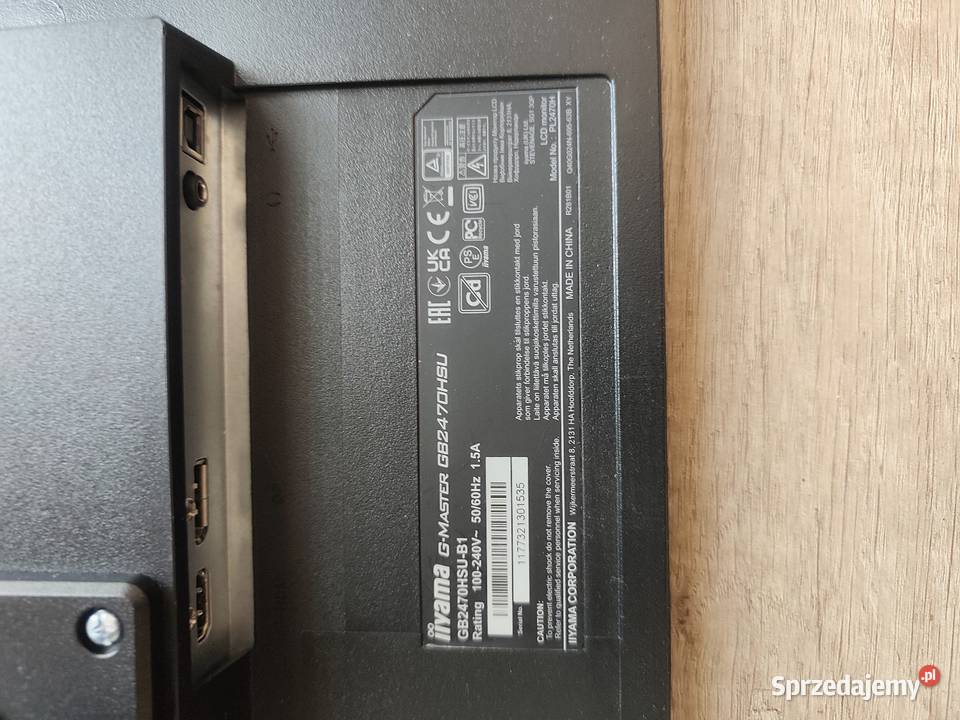 Monitor IIYAMA 24 GMaster GB2470HSUB6 Red Eagle Rzeszów