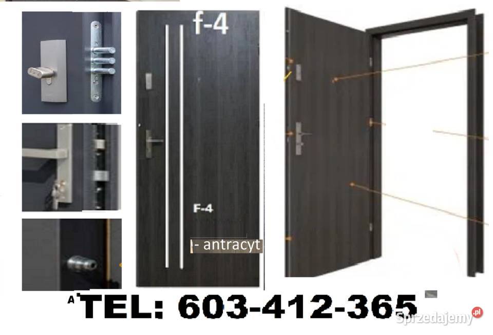 drzwi wejściowe zewnętrzne do mieszkania w bloku lubelskie Lublin