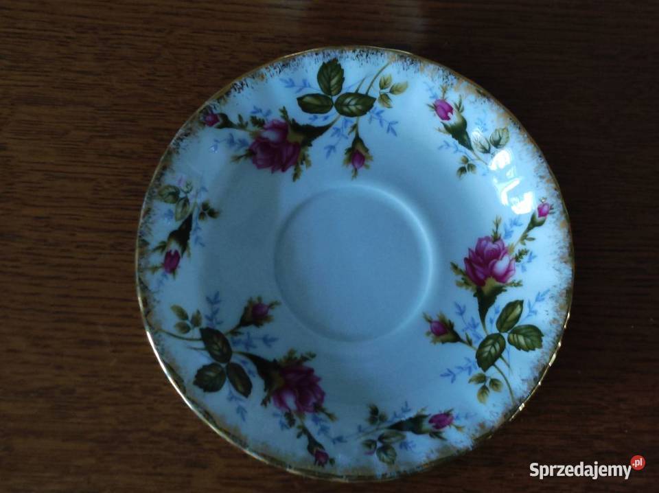 filiżanka ze spodkiem talerzyk Porcelana Kielce