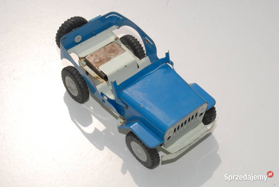 Stara zabawka samochód jeep Ites unikat antyk śląskie Cieszyn