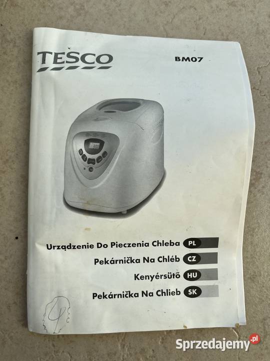 Wypiekacz do chleba Tesco BM07 600w Gdańsk