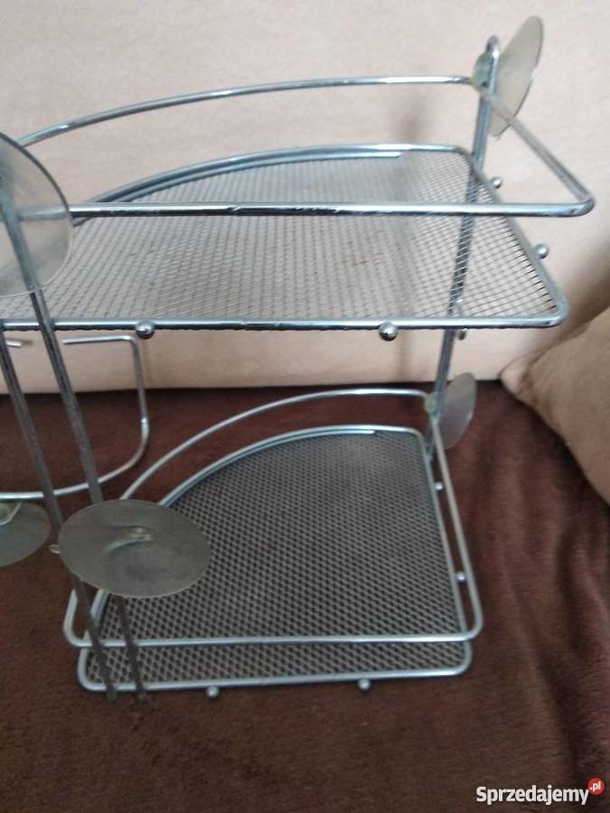 szafka półka metalowa łazienkowa z uchwytem na Akcesoria łazienkowe Poznań