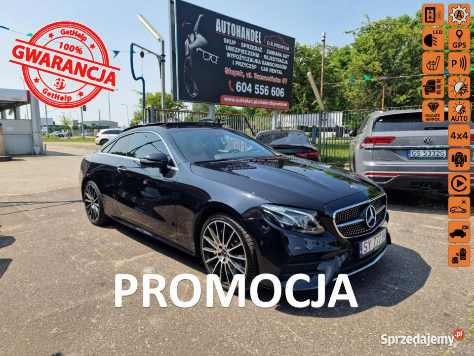 Mercedes E 220 22 CDI 194 4Matic Kamery 360 regulowane zawieszenie Słupsk