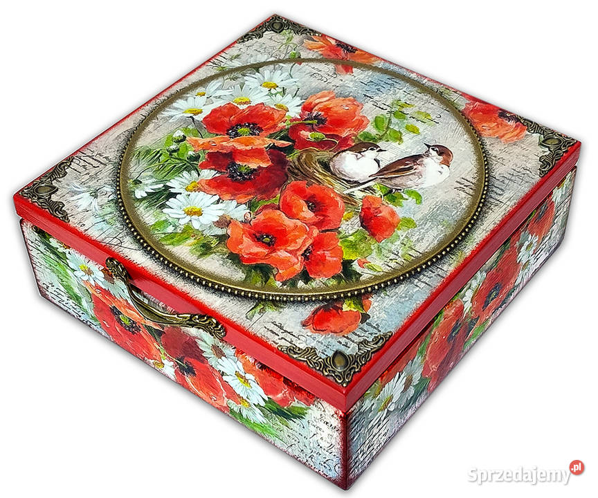 HERBACIARKA pudełko drewniane 9 przegród MAKI kujawsko-pomorskie Bydgoszcz