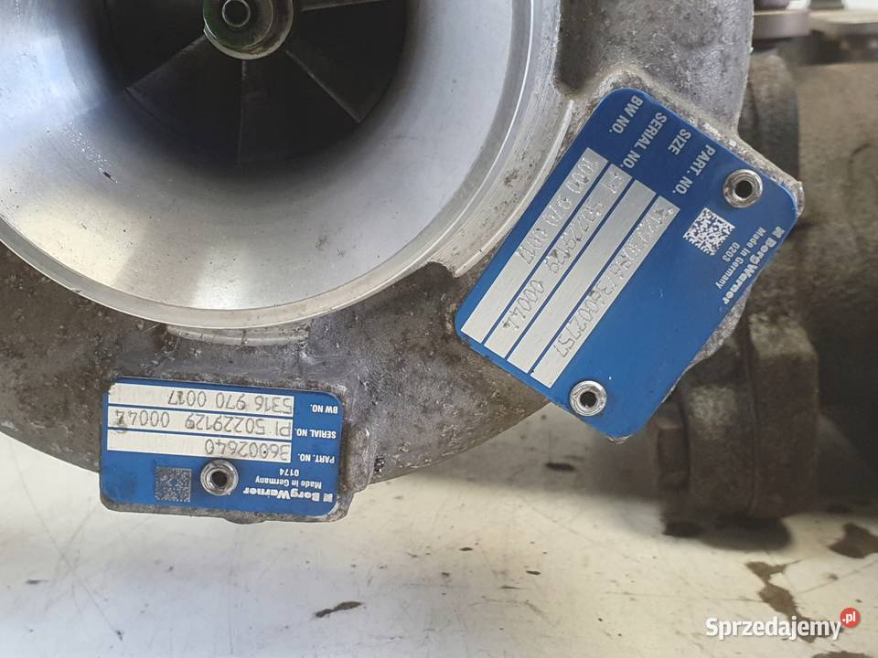 TURBOSPRĘŻARKA Volvo V60 XC60 S80 II 24 D5 turbo