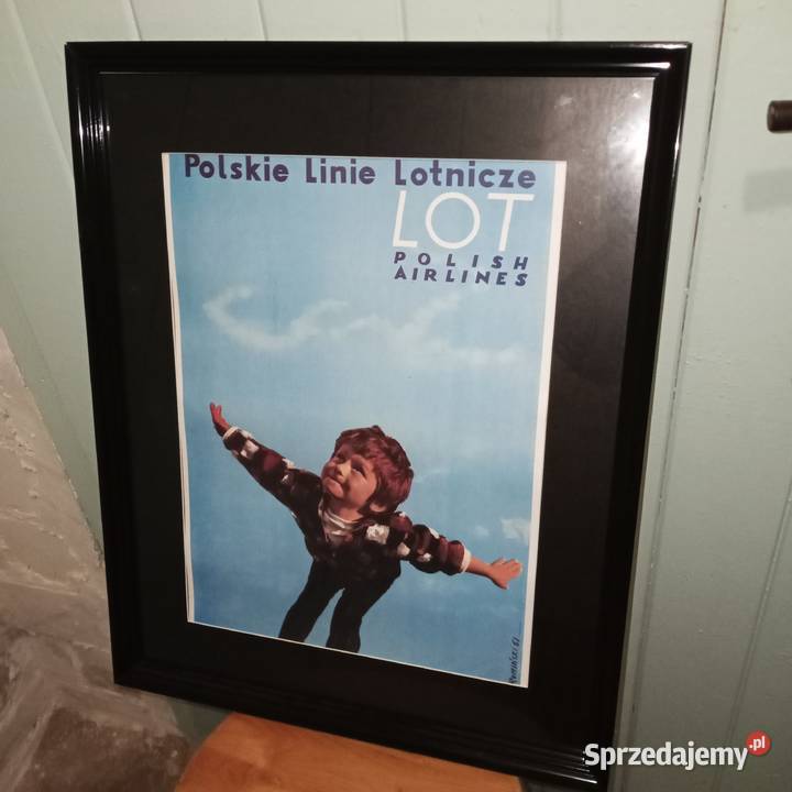 plakat PLL LOT reklama