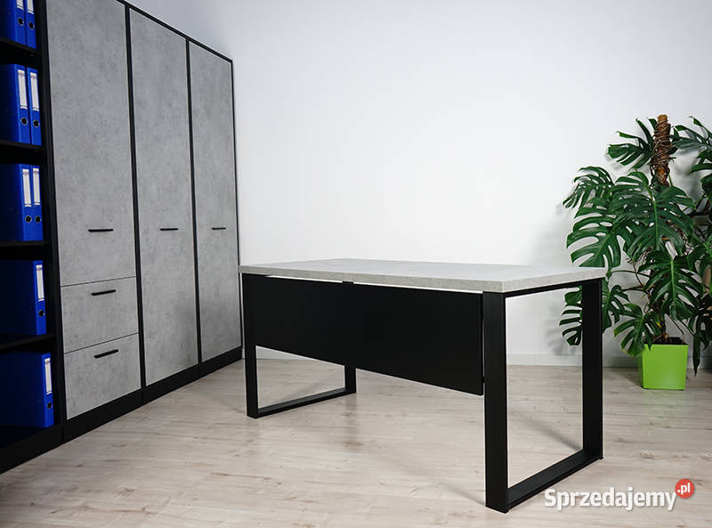 Biurko Neptun blenda Beton 160x70 Biłgoraj