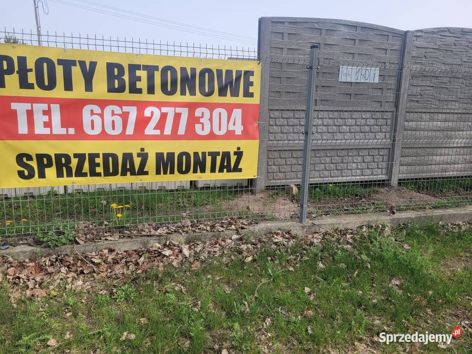 Ogrodzenia Betonowe montaż Przęsła lubuskie Gorzów Wielkopolski