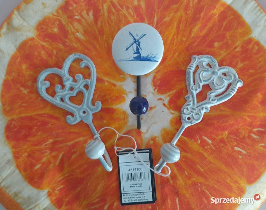 wieszaki metal ceramika Meble Namysłów