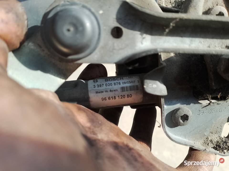 Mechanizm wycieraczek peugeot 407sw 2 lewa i wyposażenie elektryczne Wyrzysk