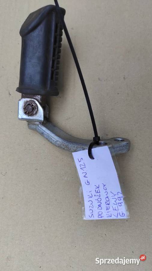 Suzuki GN 125 podnóżek kierowcy lewy prawy do Części i akcesoria motocyklowe