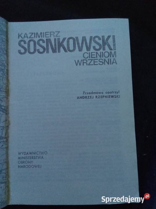 Sosnowski cieniom września Warszawa