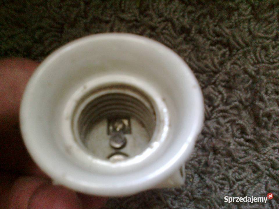 Oprawka żarówki porcelanowa z prl Dąbie sprzedam
