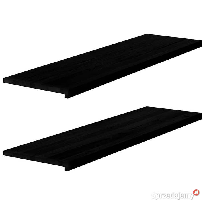 Parapety 2 ciemnobrązowy 140x40x2 lite drewno Warszawa