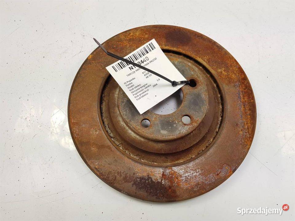 TARCZA HAMULCOWA PRZÓD AUDI A8 D3 kujawsko-pomorskie Lipno