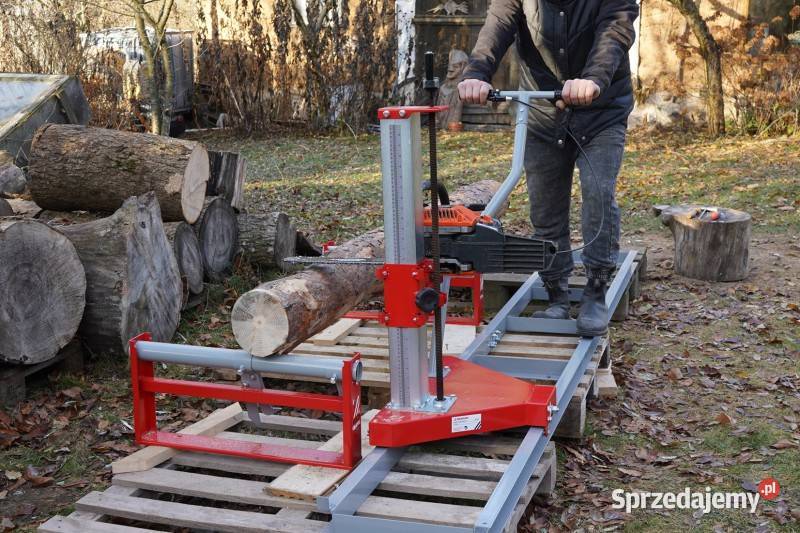 PRZYSTAWKA DO PIŁY ŁAŃCUCHOWEJ MINI MOBILNY TRAK Mikołów