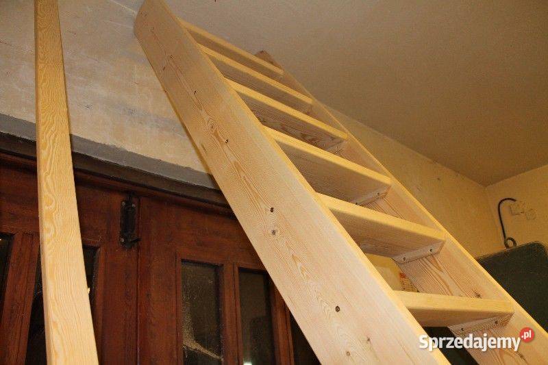 SCHODY REGULOWANE SOSNOWE WEWNĘTRZNE Łuków
