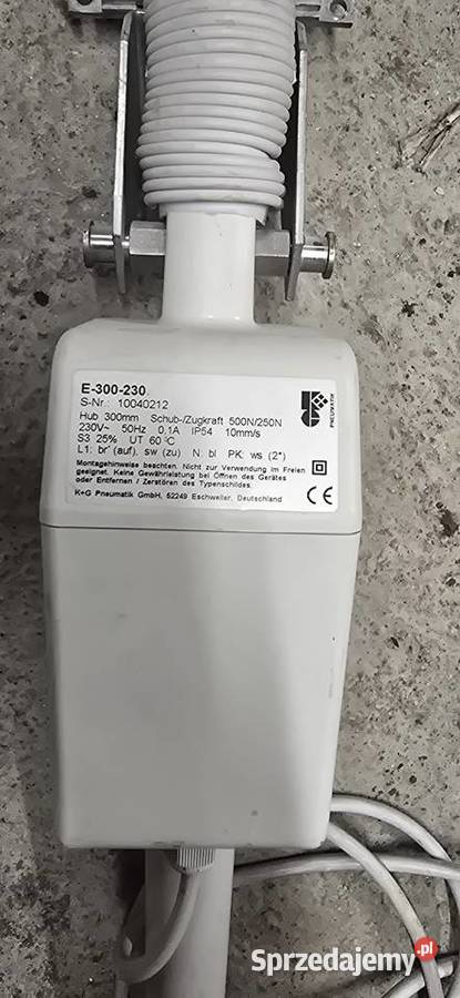 Siłownik elektryczny E300230 małopolskie