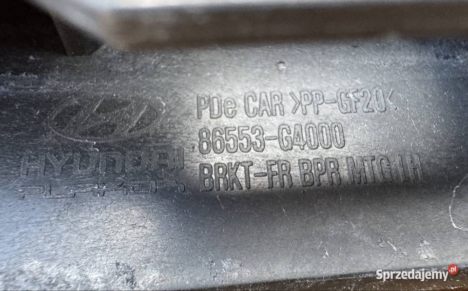 Ślizg mocowanie zderzaka przód lewy lh hyundai Międzychód