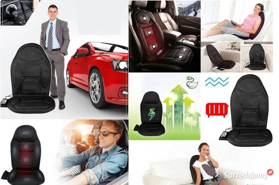 Medivon mata każdego masująca na fotel do auta Sprzęt i urządzenia do masażu Kępno