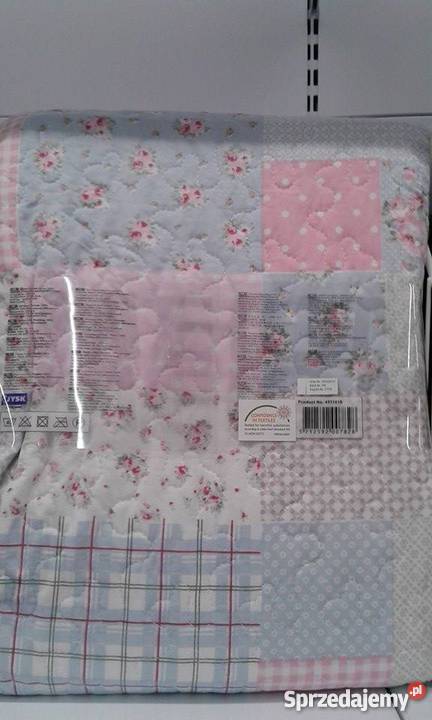 Koc narzuta patchwork 140x200 odcienie różowego małopolskie Kraków